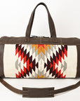 OHLAY OHA102A DUFFEL Upcycled Wool Genuine Leather women bag western handbag purse