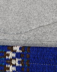 HILASON 34x36 In Western Horse Saddle Blanket Wool Pad Blue
