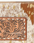 ADBG1396 American Darling Hand Tooled Hair On Genuine Leather Women Bag Western Handbag Purse