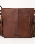 OHLAY OHG123 Cross Body Hand Tooled Hair-On Genuine Leather women bag western handbag purse