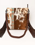 Ohlay Bags OHG125 Cross Body I Hand Tooled Hair-On Genuine Leather Women Bag Western Handbag Purse