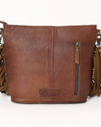Ohlay Bags OHG130 Cross Body I Hand Tooled Hair-On Genuine Leather Women Bag Western Handbag Purse