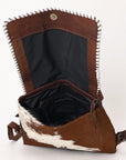 Ohlay Bags OHG131 Backpack Hand Tooled Hair-On Genuine Leather Women Bag Western Handbag Purse