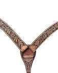 HILASON Western Horse Headstall Breast Collar Set Tack Genuine American Leather