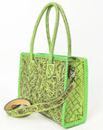ADBG1412B American Darling TOTE Hand Tooled Genuine Leather women bag western handbag purse