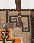 American Darling ADBG1113A Tote Saddle Blanket Genuine Leather Women Bag Western Handbag Purse