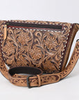 American Darling ADBG1419 Cross Body Hand Tooled Genuine Leather women bag western handbag purse