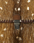 ADBG1420 Briefcase Hair On Genuine Leather Women Bag Western Handbag Purse