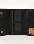 American Darling ADBG1423 Wallet Crocodile Embossed Genuine Leather women bag western handbag purse