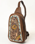 American Darling Cross Body Hand Tooled Genuine Leather women bag western handbag purse