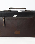American Darling Adbgm377 Briefcase Hair-On Genuine Leather Women Bag Western Handbag Purse