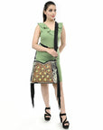 American Darling Hobo Beautifully Hand Tooled Hair-On Genuine Leather women bag western handbag purse