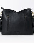 American Darling Hobo Beautifully Hand Tooled Hair-On Genuine Leather women bag western handbag purse