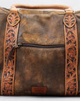 American Darling ADBGA521 Tote Hand Tooled Genuine Leather Women Bag Western Handbag Purse