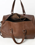 American Darling Duffel Full Grain Genuine Leather Western Women Bag | Handbag Duffle Weekend Travel Bags for