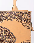 American Darling ADBGZ803 Hand Tooled Genuine Leather women bag western handbag purse