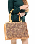 American Darling ADBGZ805 Hand Tooled Genuine Leather women bag western handbag purse