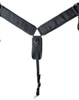 HILASON Western Horse Tack Neoprene Nylon Breast Collar Black