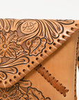 American Darling Envelope Hand Tooled Genuine Leather women bag western handbag purse