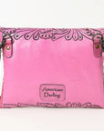 American Darling Envelope Hand Tooled Genuine Leather women bag western handbag purse