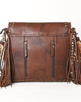 American Darling Saddle Blanket Genuine Leather Women Bag Western Handbag Purse