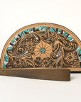 American Darling Hand Tooled Genuine Leather women bag western handbag purse