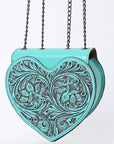 American Darling Crossbody Hand Tooled Genuine Leather women bag western handbag purse