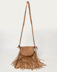 Never Mind Nmbgm168 Small Crossbody Vintage Handmade Genuine Cowhide Leather Women Bag Western Handbag Purse