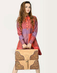 American Darling ADBG1436 Briefcase Hand Tooled Genuine Leather women bag western handbag purse