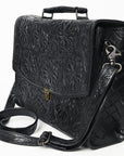 American Darling BRIEFCASE Hand Tooled Genuine Leather women bag western handbag purse
