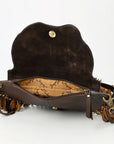 American Darling Adbga540 Small Crossbody Hand Tooled Genuine Leather Women Bag Western Handbag Purse