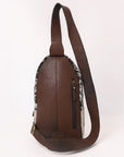 ADBGA546 American Darling SLING Hand Tooled Hair-on Genuine Leather women bag western handbag purse