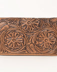 OHLAY WALLET Hand Tooled Genuine Leather women bag western handbag purse