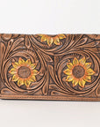 OHLAY WALLET Hand Tooled Genuine Leather women bag western handbag purse