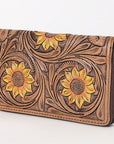 OHLAY WALLET Hand Tooled Genuine Leather women bag western handbag purse