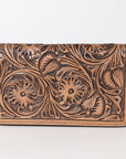 OHLAY WALLET Hand Tooled Genuine Leather women bag western handbag purse