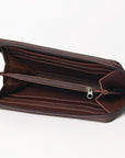 OHLAY WALLET Hand Tooled Genuine Leather women bag western handbag purse