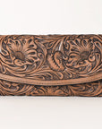 OHLAY WALLET Hand Tooled Genuine Leather women bag western handbag purse