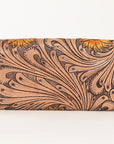OHLAY WALLET Hand Tooled Genuine Leather women bag western handbag purse