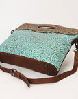 Ohlay Bags OHG170 Clutch Hand Tooled Embossed Genuine Leather Women Bag Western Handbag Purse