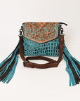 Ohlay Bags OHG171 Clutch Hand Tooled Crocodile Embossed Genuine Leather Women Bag Western Handbag Purse