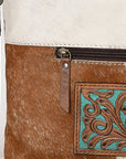 OHLAY OHG174 HOBO Hand Tooled Embossed Hair-on Genuine Leather women bag western handbag purse