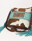 OHLAY OHG175 HOBO Hand Tooled Embossed Hair-on Genuine Leather women bag western handbag purse