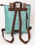Ohlay Bags OHG176 Backpack Hand Tooled Embossed Hair-On Genuine Leather Women Bag Western Handbag Purse