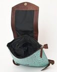 Ohlay Bags OHG176 Backpack Hand Tooled Embossed Hair-On Genuine Leather Women Bag Western Handbag Purse