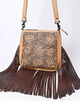 American Darling Hand Tooled Genuine Leather women bag western handbag purse