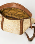 American Darling Adbgm397B Fanny Pack Hair-On Genuine Leather Women Bag Western Handbag Purse