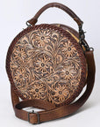 American Darling ADBG1449 Cross Body Hand Tooled Genuine Leather women bag western handbag purse
