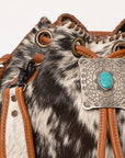 American Darling Hair-On Genuine Leather Women Bag Western Handbag Purse