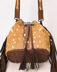 American Darling Hair-On Genuine Leather Women Bag Western Handbag Purse